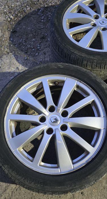 Jante Roti Aliaj R17  distanta prezoane 5x114,3 cu Senzori presiune Renault Laguna  Megane