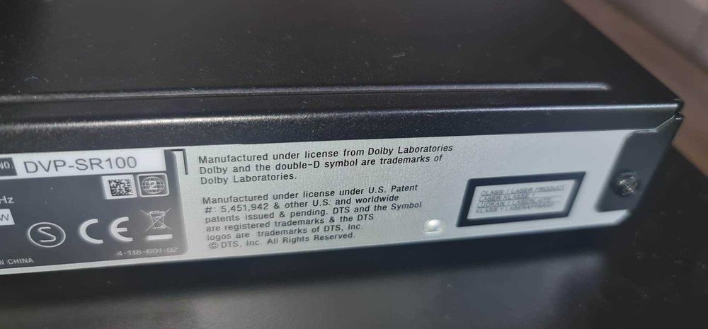 Dvd Player Sony DVR SR-100