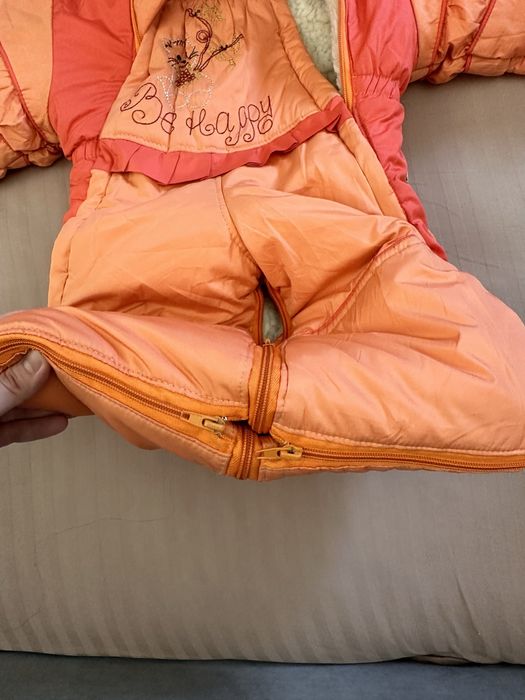 Комбинезон на девочку из натуральной шерсти