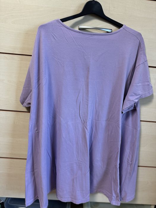 Bluza dama lila model asimetric marimea L/XL