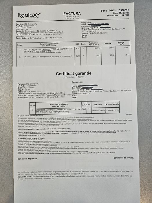 Router omada tp link ER707-M2