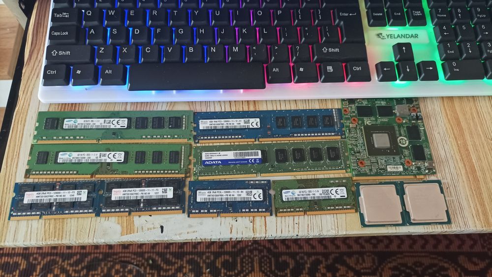 Ram памет,процесори и MXM видео карта