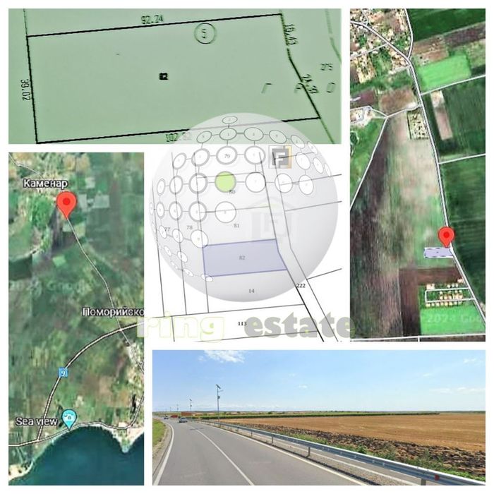 Продава се Парцел в с. Каменар, Област Бургас - 3751 кв.м за 15 €/кв.м - Снимка #8