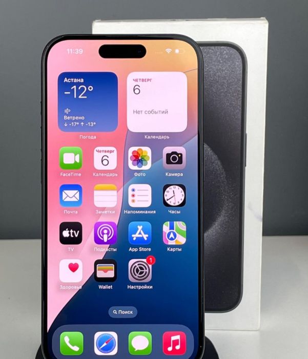 Apple iPhone 15 pro,256gb,titanium,94%