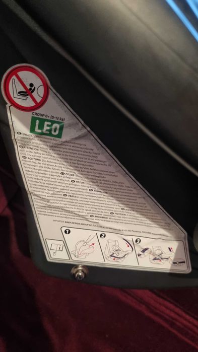 Столче за кола - кошница LEO на Baby Design  0-13кг.