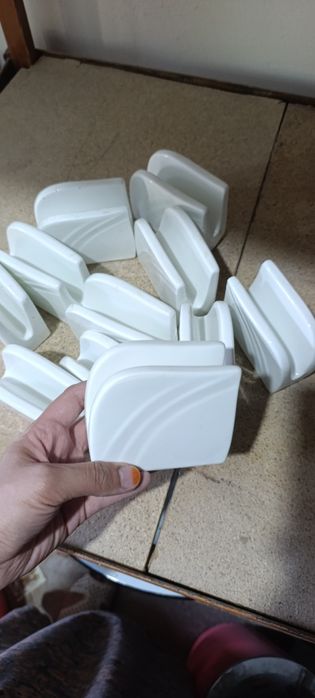 Салфетница хрустальная белая
