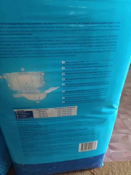 Подгузники для взрослых