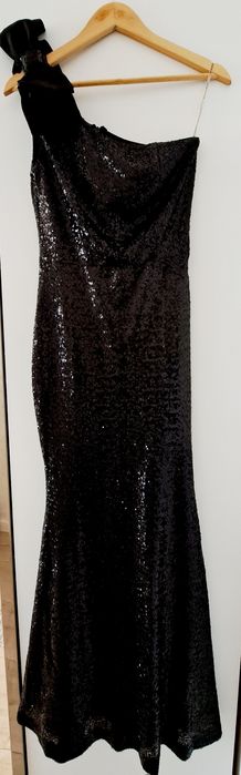 Rochie de seara cu funda pe un umar