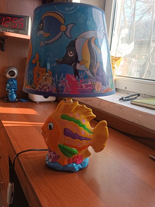 Светильник ночник.Рыбки