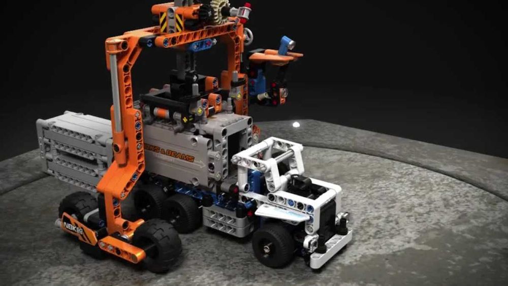LEGO Technic 42064 Ocean Explorer и 42062 Контейнерен терминал модели 2 в 1