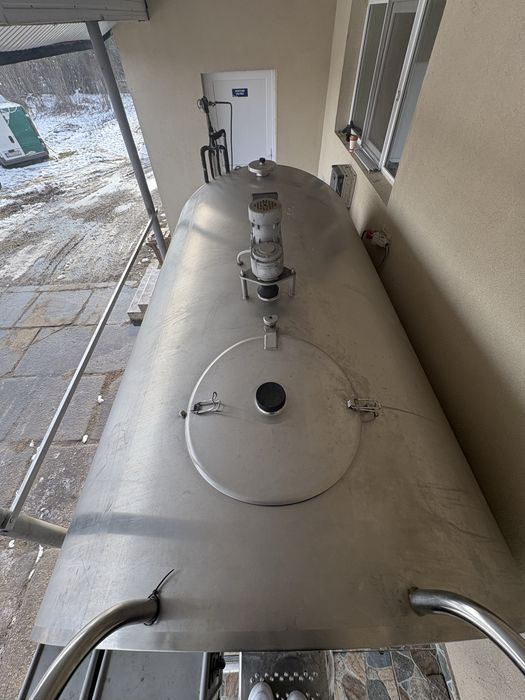 Bazin / tanc / recipient inox 3500 litri pt depozitare sau transport