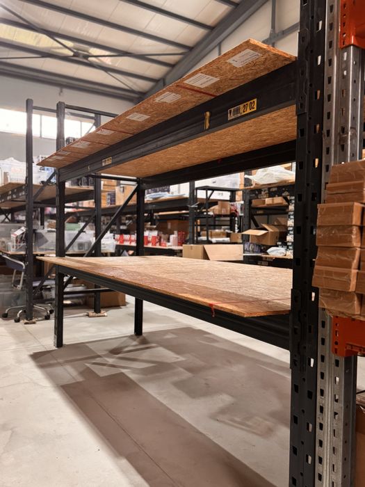 Rafturi metalice industriale ideale pentru depozite sau hale