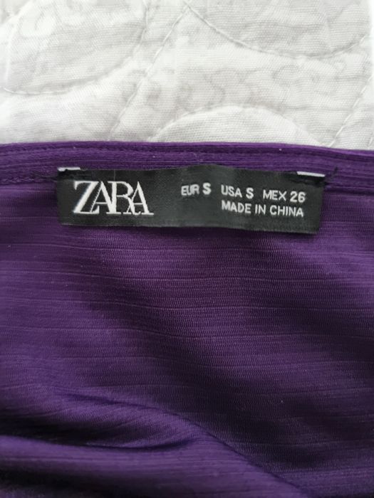 Атласное платье ZARA