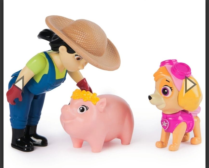 Пес Патрул - Комплект фигури: Скай и фермерката Юми - НОВ