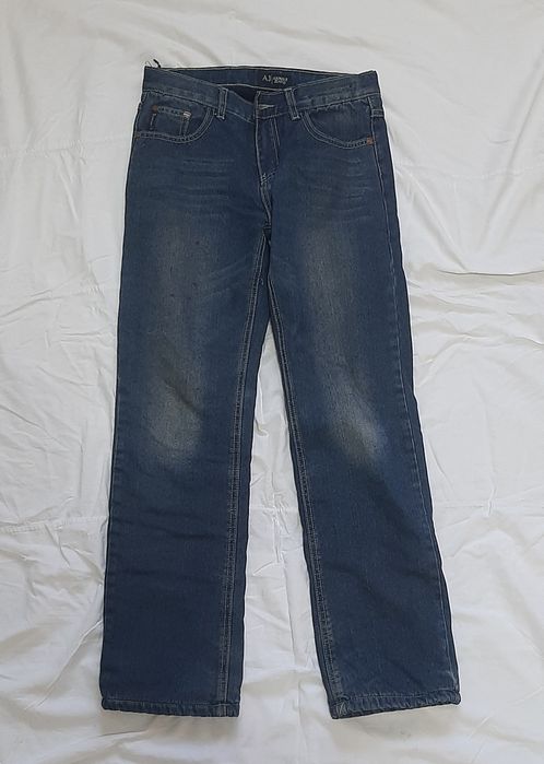 Джинсовые брюки с начесом