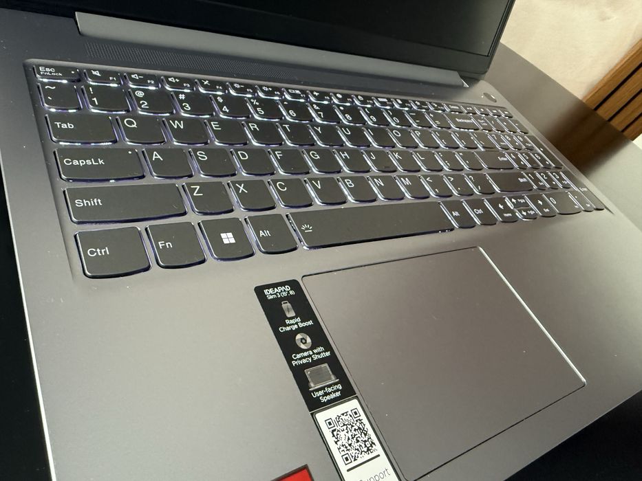 Laptop LENOVO IdeaPad Slim 3, AMD Ryzen 5 7530U, 15.6", 16GB,512GB SSD