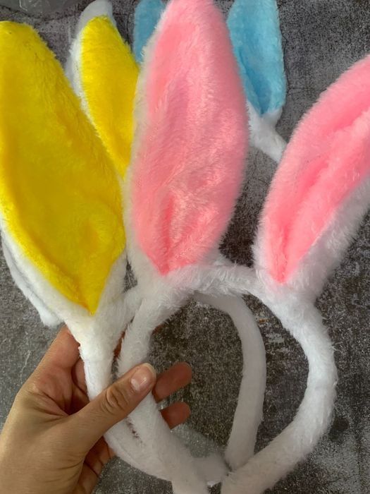 Ушки зайца ободок зайчика