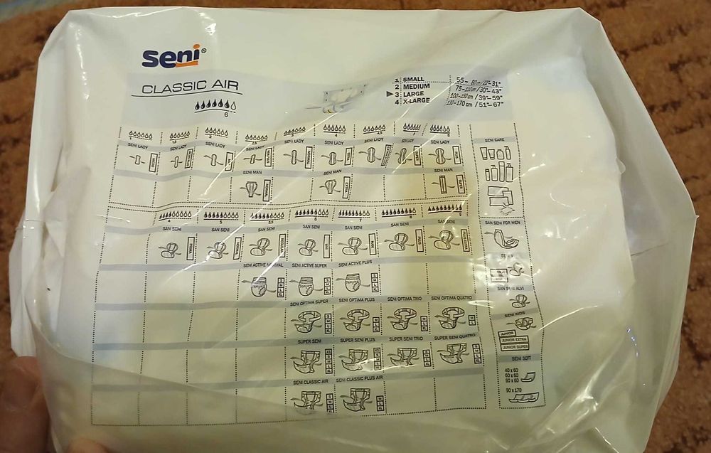 scutece adulti - seni classic air