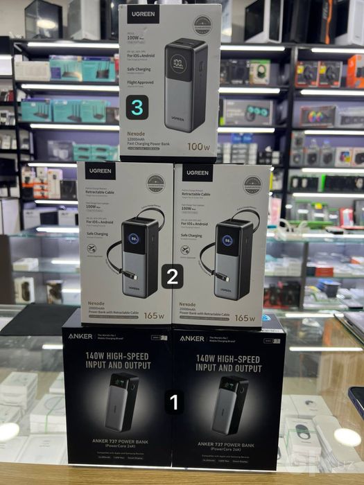 Anker Ugren  power bank lar bez pravadnoy
