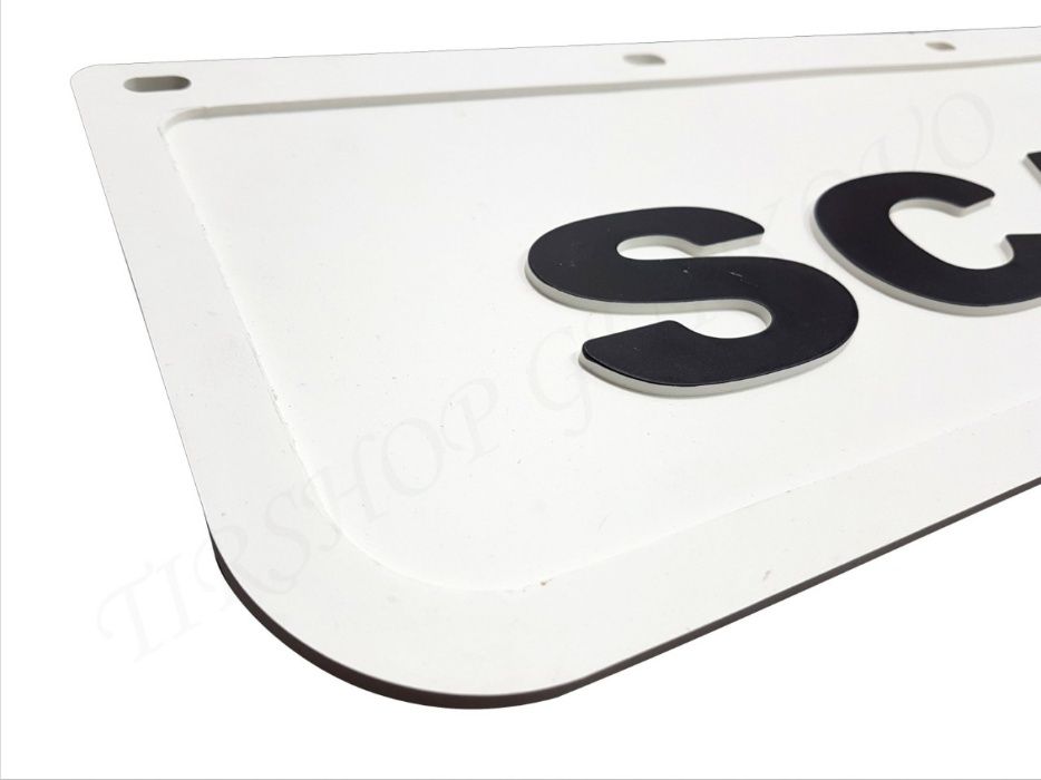 Релефни гумени бели калобрани Скания / SCANIA