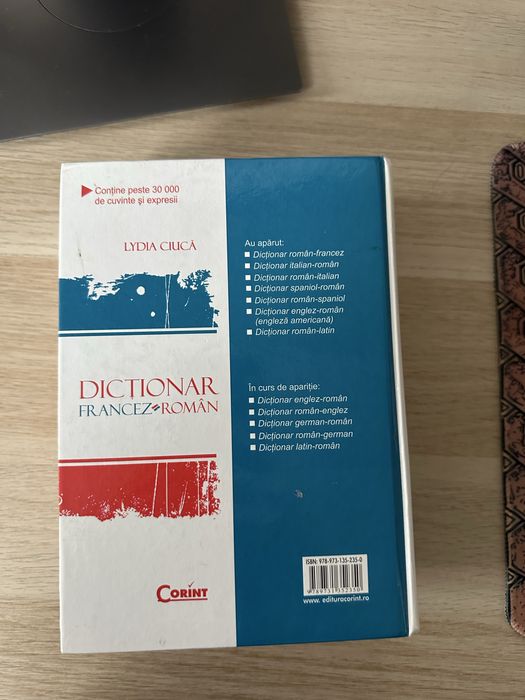 Dictionar roman francez si francez roman