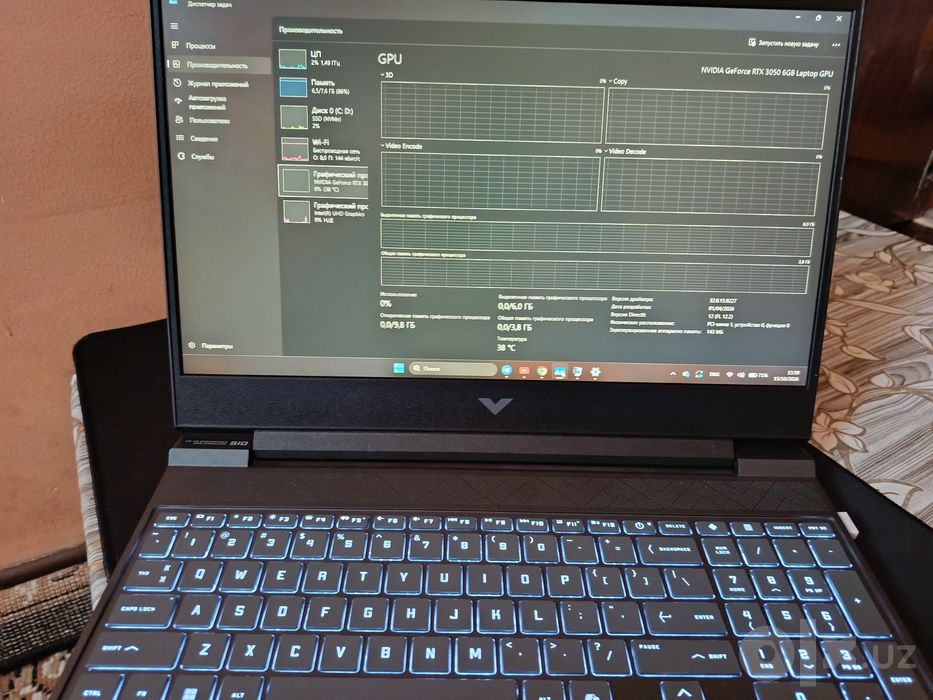 Victus HP rtx3050