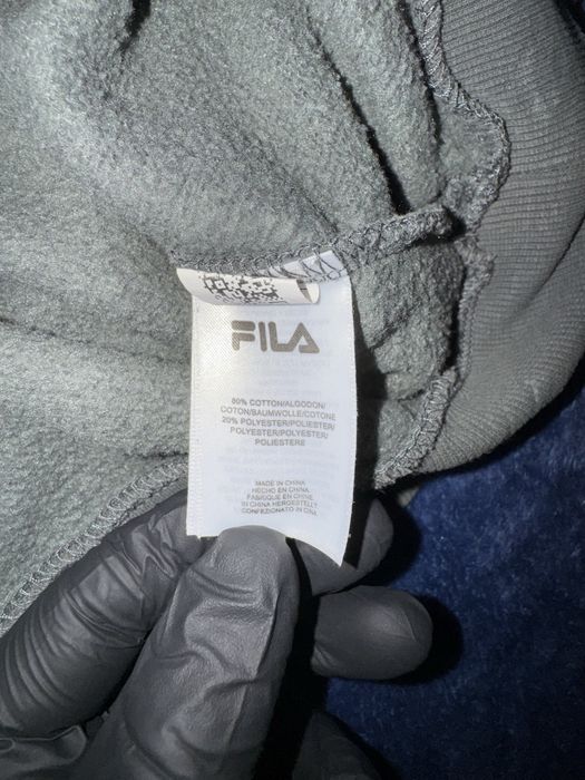 Hanorac FILA bicolor (kaki-negru), mărimea S, stare excelenta