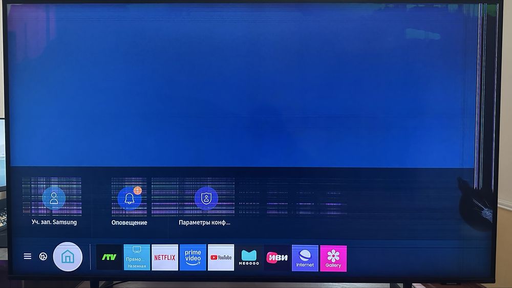 Телевизор Samsung UE50AU8000  на запчасти