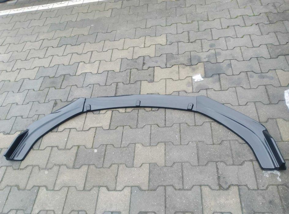 Преден лип спойлер универсален 3 части ЧЕРЕН – нож за броня, тунинг