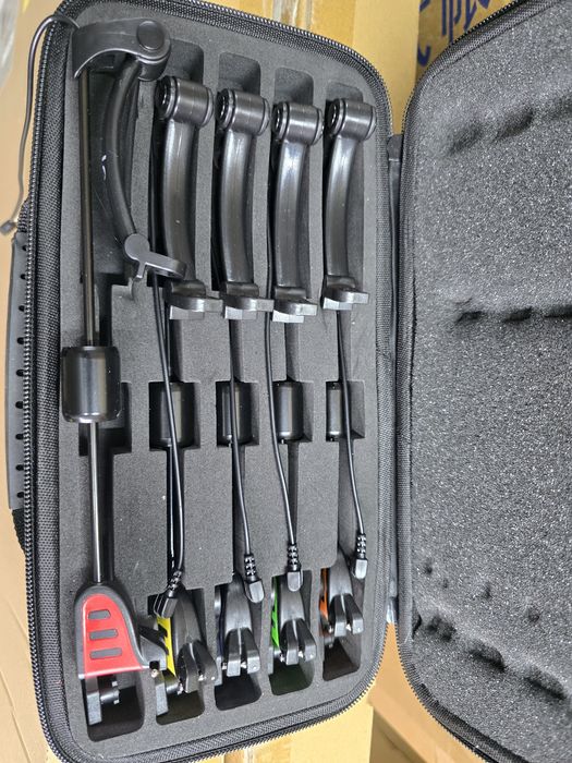 Set 5 Swingeri avertizori pescuit lanseta