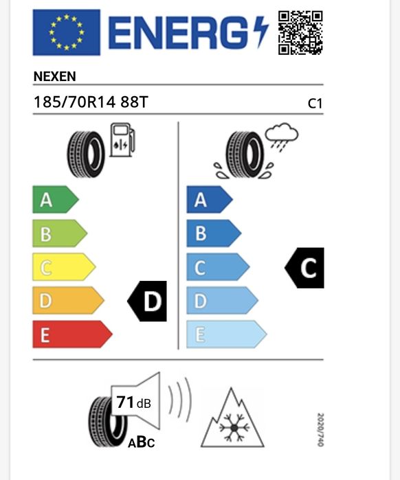 Зимни гуми -  Nexen Snow gr3 185/70 R14