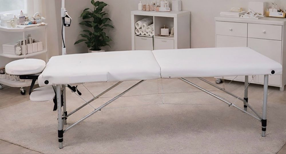 Сгъваемо алуминиево масажно легло с 2 седалки