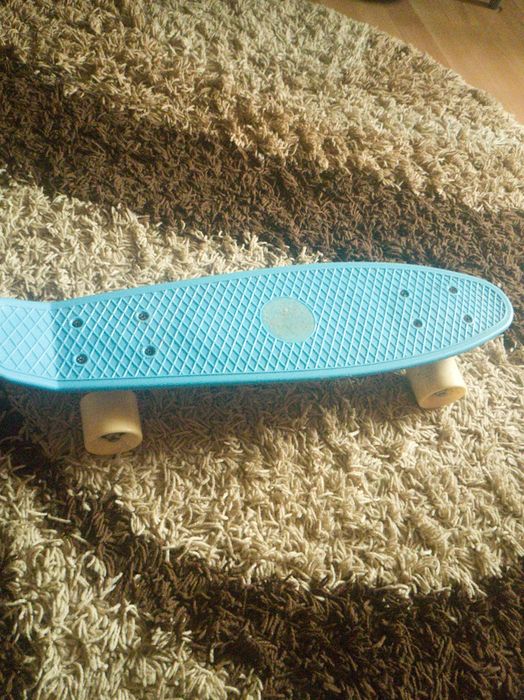 Mini skateboard plasti PLAY 500 albastru copii