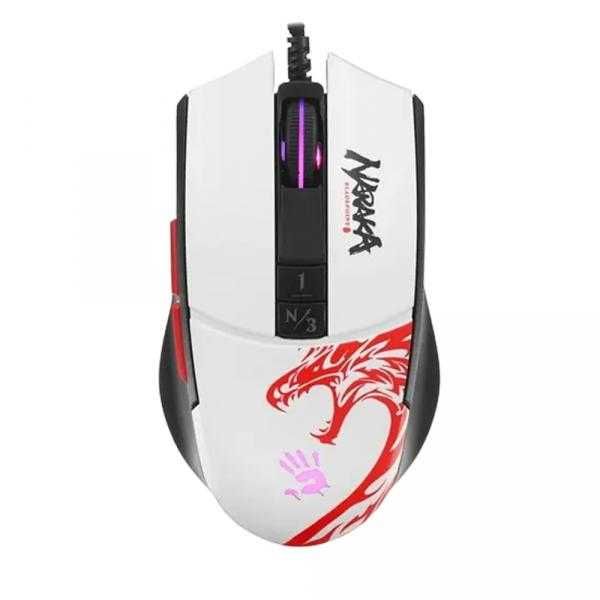 Провод/игровая мышь Bloody L65MAX NARAKA/HONEYCOMB RGB Gaminig ///