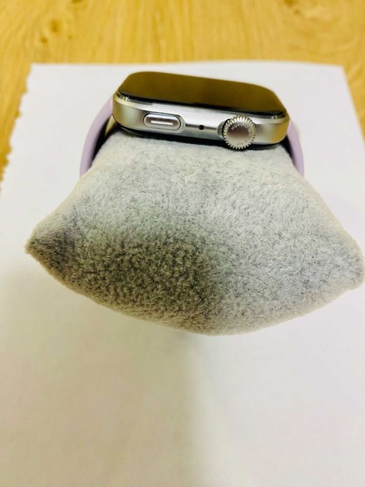 КАТО НОВ !!! Huawei Watch Fit 4, Silver Body with Purple Fluoroelastomer Strap