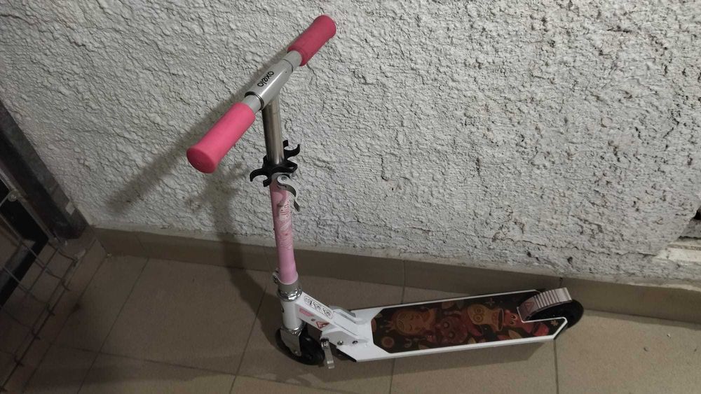 Trotinetă MID 1 Alb-Roz Copii - OXELO