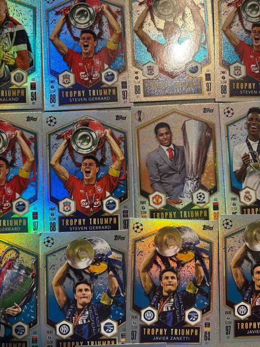 карти Topps Match Attax 25/26, 24/25, 23/24, Premier League 25/26, Women's Champions 24/25, Euro 2024