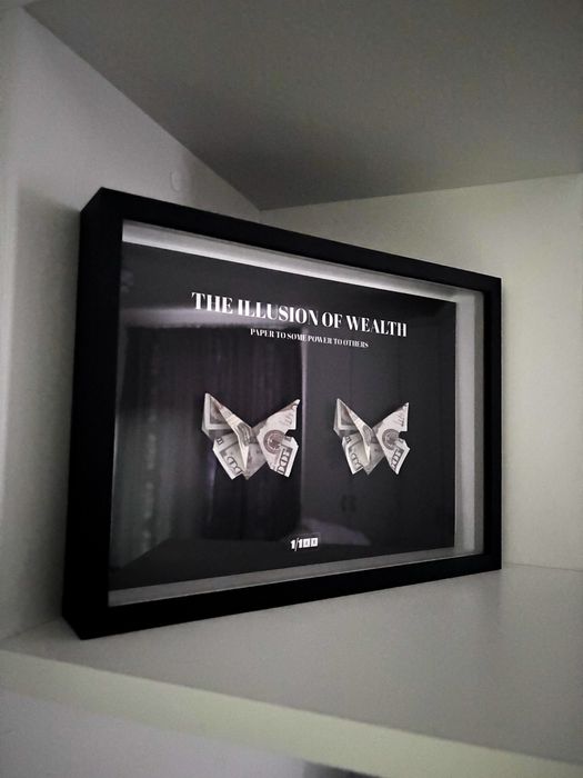 Tablou personalizat , 3d , butterfly dolar