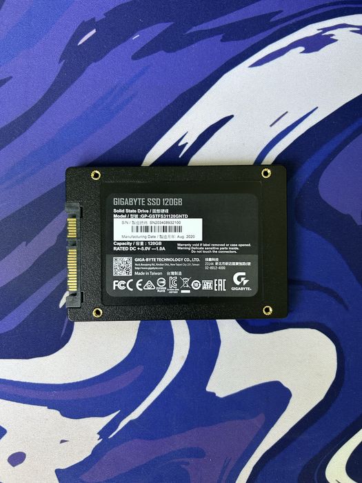 Gigabyte ssd 120gb