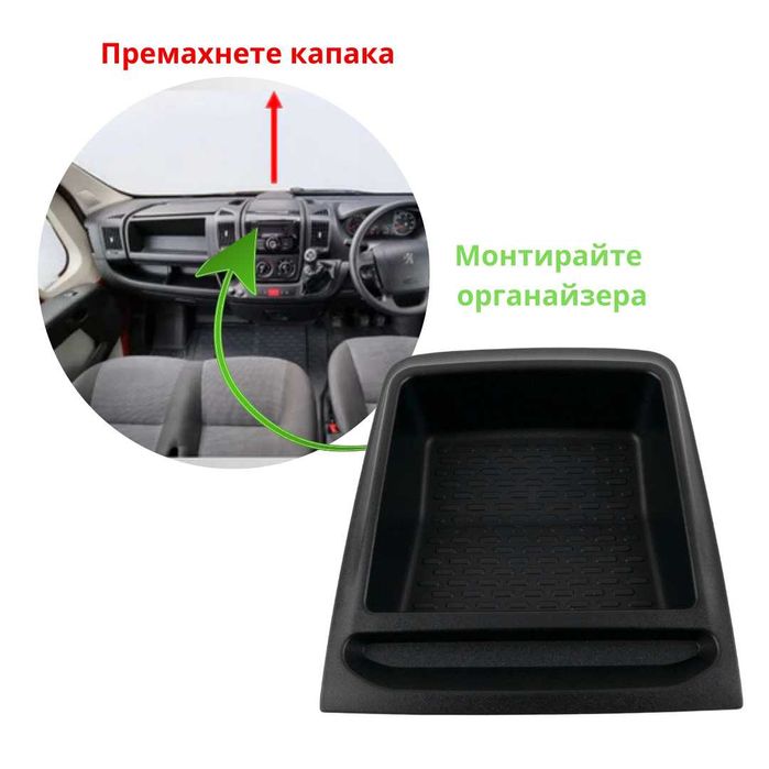 Преден панел / органнайзер за табло DUCATO JUMPER BOXER 2014 - 2022