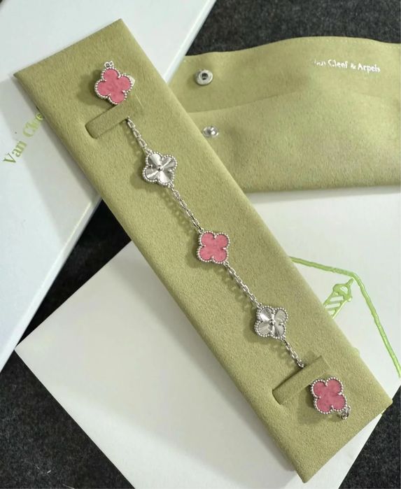 Позлатени гривни с детелини  750/18k
