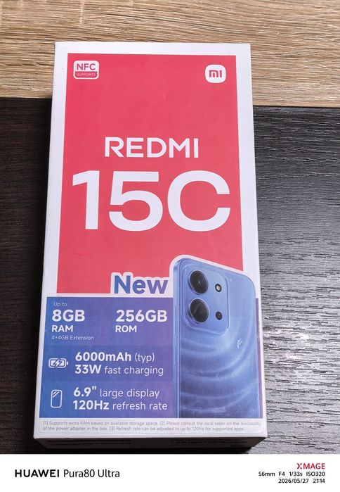 Xiaomi Redmi 15c - 256 GB / 8 GB Ram / Black / Garanție