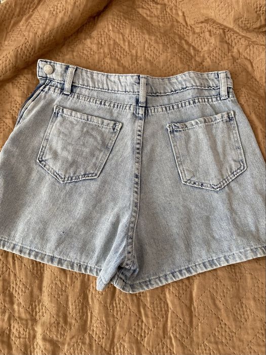 Fustă pantalon din denim