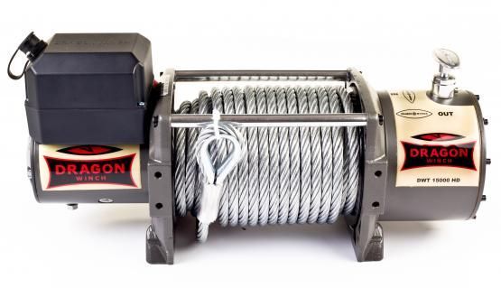 Troliu electric nou DRAGON   WINCH 16000lbs -7257 kg la 12v -24v