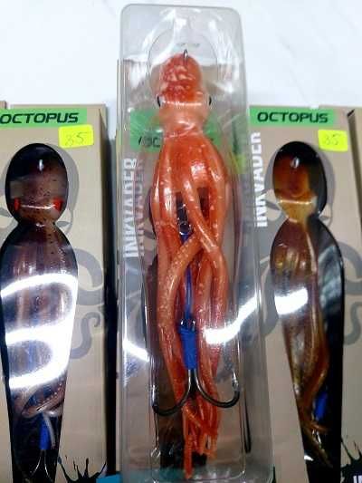 Примамка октопод за морски риболов - InkVader Octopus Jig 250g