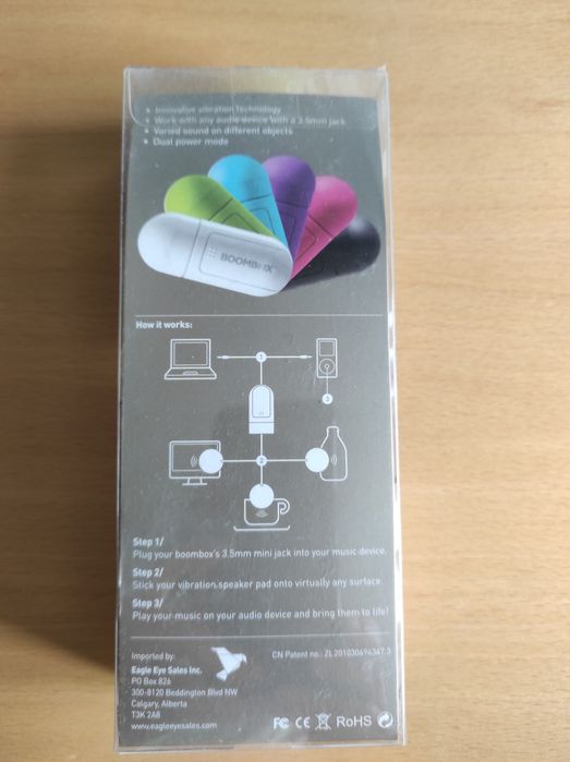 Оригинална преносима  аудио колонка BOOMBOX в атрактивен зелен цвят