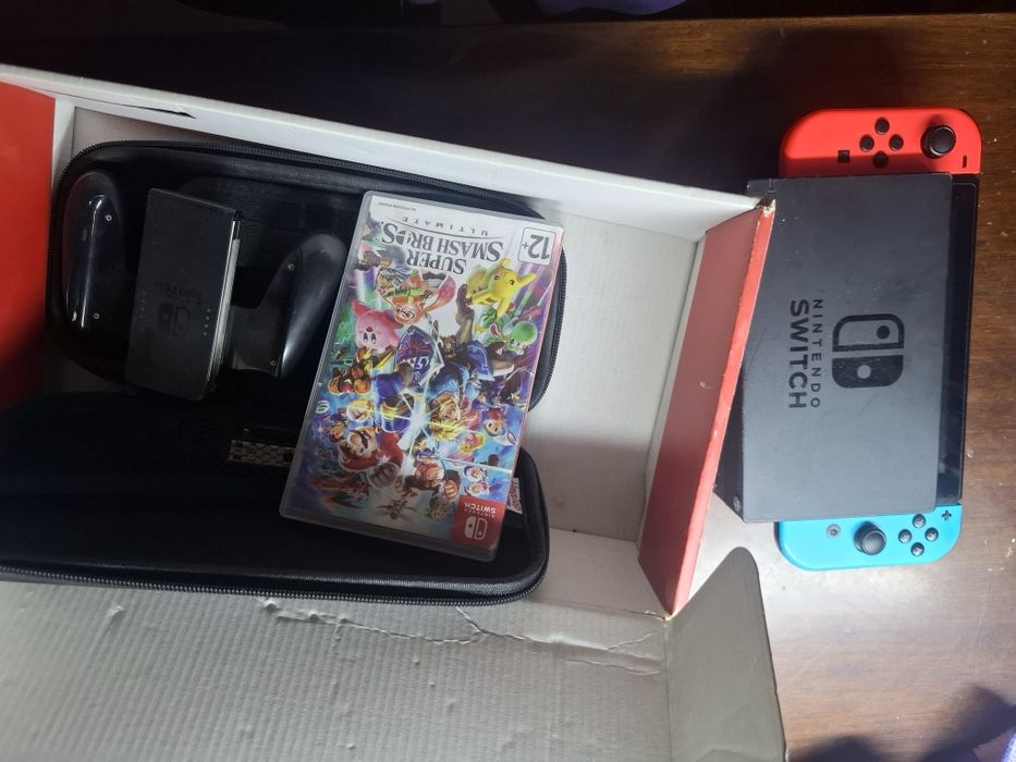 Nintendo switch + super smash bros ultimate