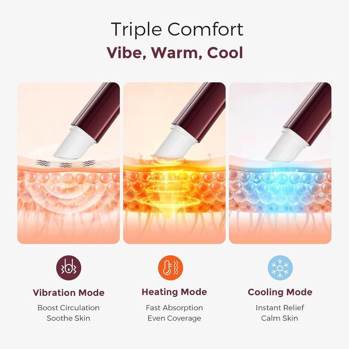 Momcozy ComfortNip™ Многофункционална писалка за зърна с крем, 3-в-1