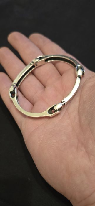 Brățară argint masivă