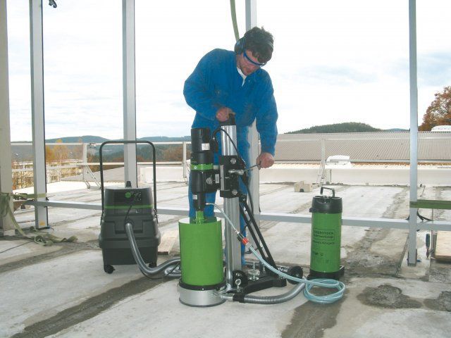 carotiera electrica BST 300 - EIBENSTOCK stand vertical si motor